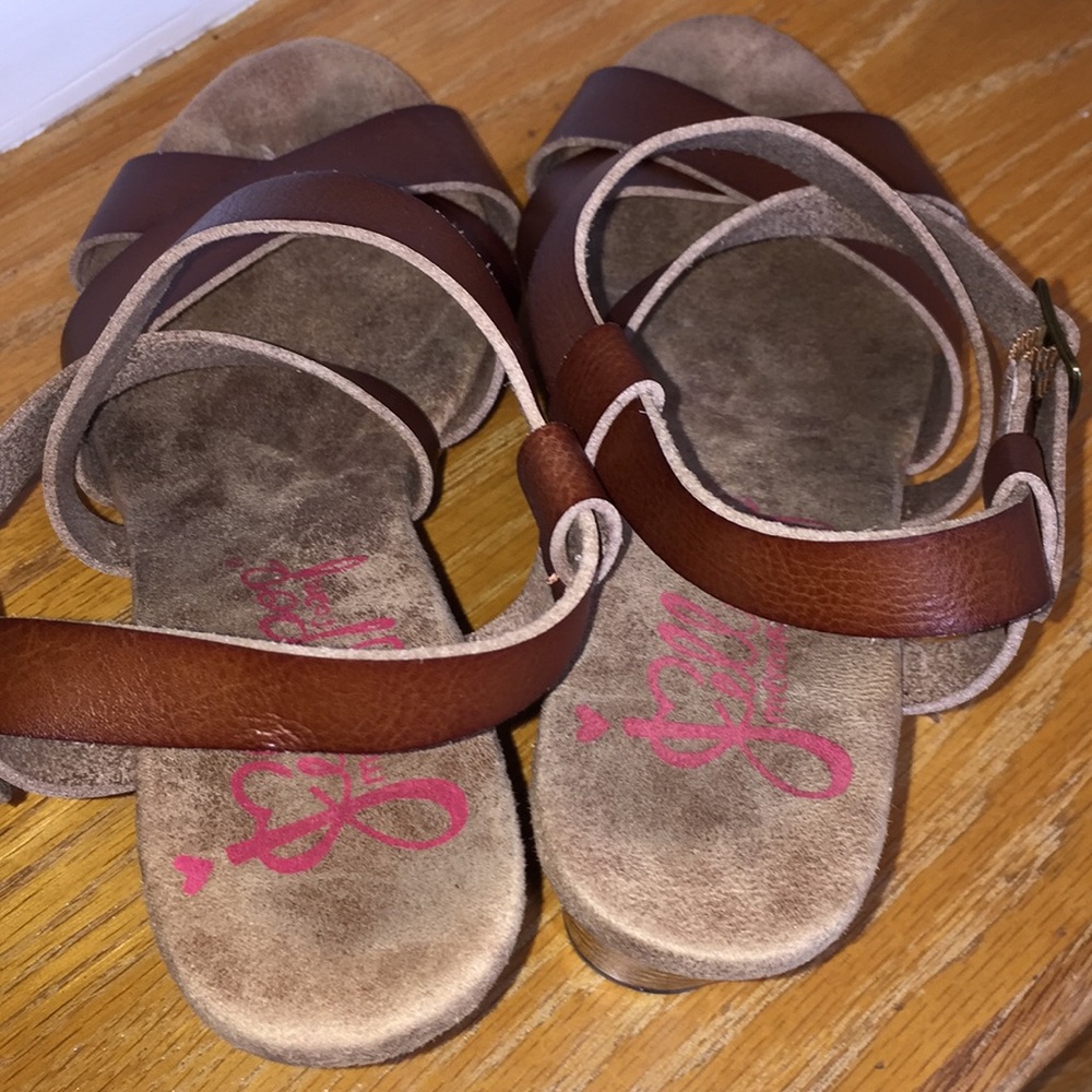 Jelly Pop Memory Foam Wedge Flatform Sandals - image 5